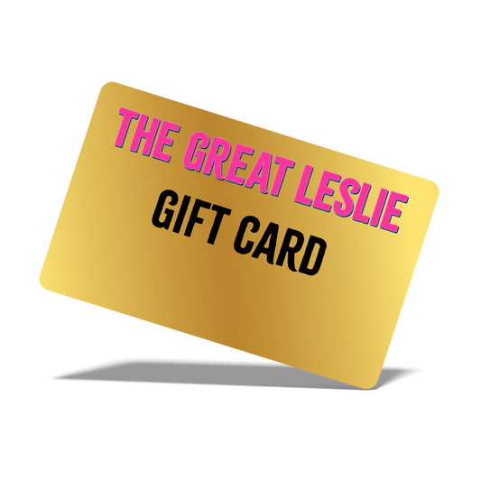 The Great Leslie Gift Card ā Give the Gift of Rock ānā Roll!
