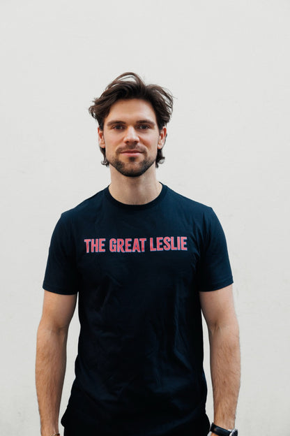 T-Shirt with Pink Logo