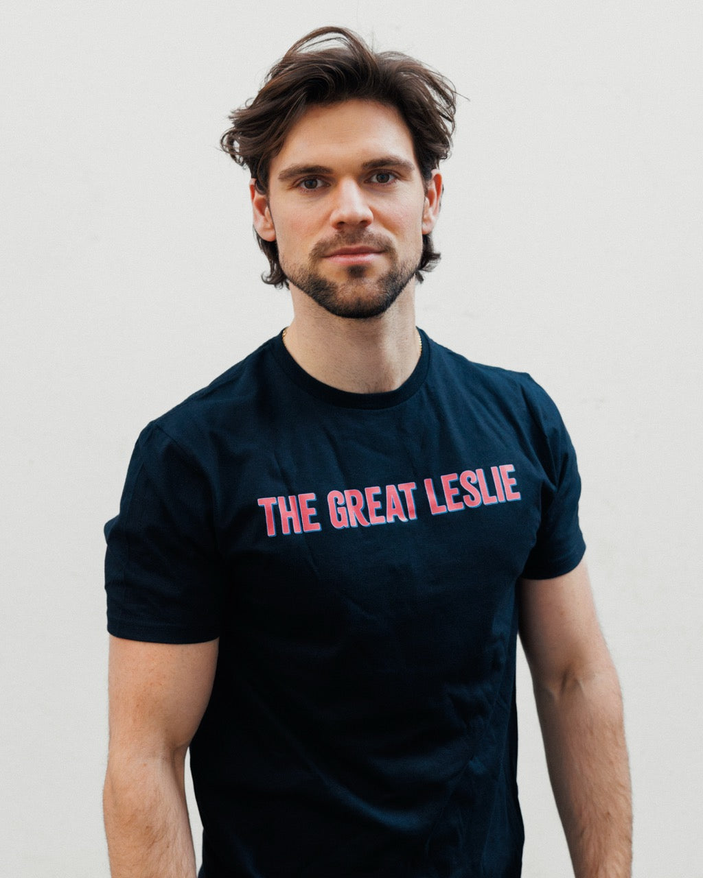 T-Shirt with Pink Logo