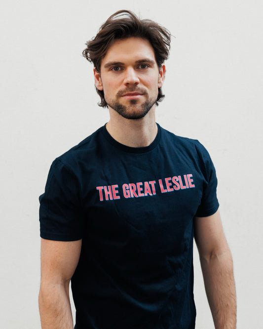 T-Shirt with Pink Logo